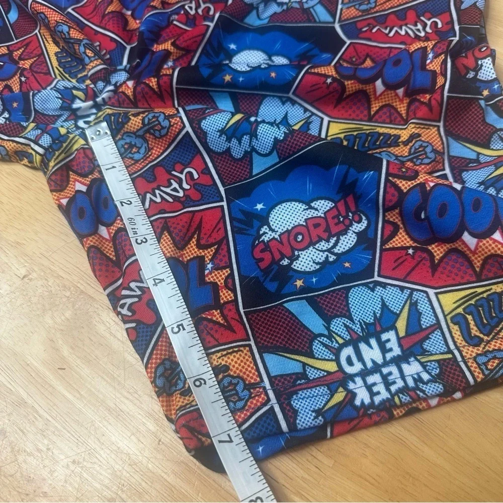 Max & Olivia Boys Sleep Pajama Short NWT Weekend Medium M Colorful Red Blue Zzz